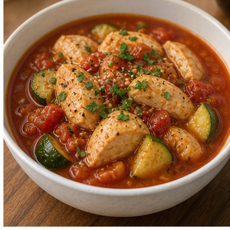 닭안심 토마토스튜 가벼운 1인분 - 닭안심 토마토스튜는 먹고 싶지만 부담은 줄이고 싶을 때, 320kcal 내외로 맞춘 양식 대체 레시피