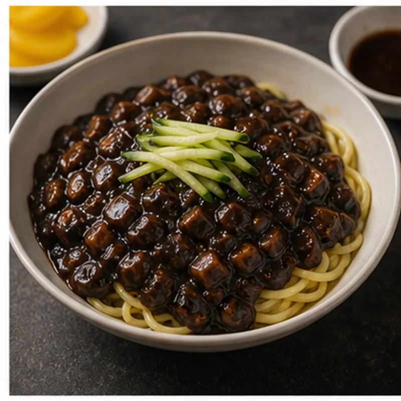 짜장면 가벼운 1인분 - 짜장면는 먹고 싶지만 부담은 줄이고 싶을 때, 270kcal 내외로 맞춘 중식 대체 레시피
