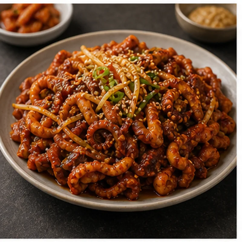 쭈꾸미볶음 가벼운 1인분 - 쭈꾸미볶음는 먹고 싶지만 부담은 줄이고 싶을 때, 290kcal 내외로 맞춘 한식 대체 레시피