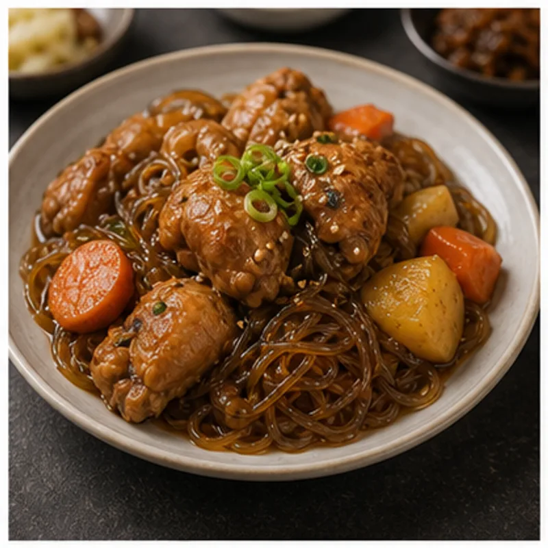 안동찜닭 가벼운 1인분 - 안동찜닭는 먹고 싶지만 부담은 줄이고 싶을 때, 470kcal 내외로 맞춘 한식 대체 레시피