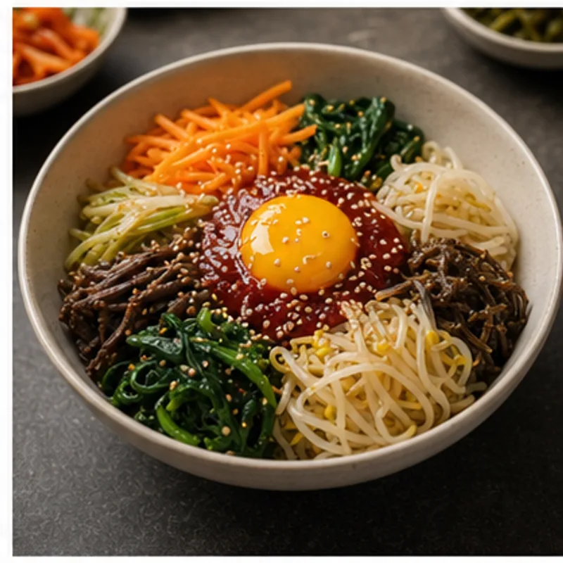 비빔밥 가벼운 1인분 - 비빔밥는 먹고 싶지만 부담은 줄이고 싶을 때, 310kcal 내외로 맞춘 한식 대체 레시피